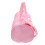 Borsa da ballo rosa portatile con resistente materiale Oxford e tracolla regolabile. 1
