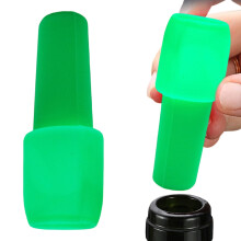 Paquete de 10 tapones de silicona para vino, cerveza y champán.