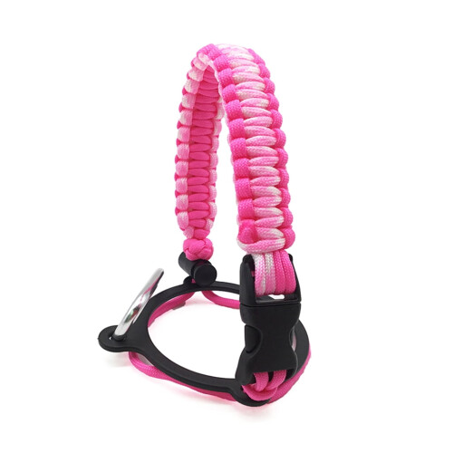 Λουρί μπουκαλιού νερού με λαβή Paracord με κορδόνι ασφαλείας, λουρί λαβής μπουκαλιού