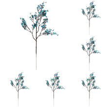 WANYNG5PCS Fleurs artificielles de gypsophile rose, gypsophile en soie réaliste pour bouquets de mariage, centres de table à faire soi-même,