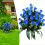 Bouquet de roses artificielles pour cimetière et mémorial 1