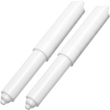 Paquete de 2 rollos de papel higiénico blancos con resorte