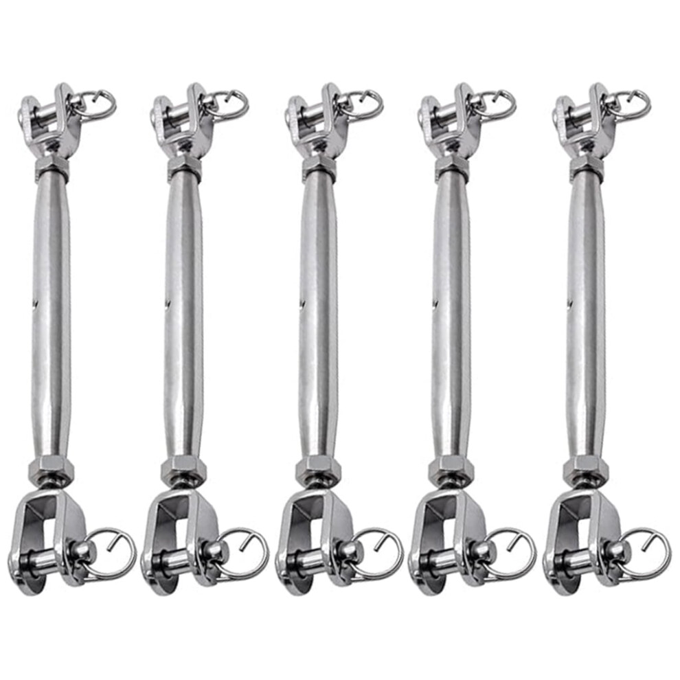 5Pcs Stainless Steel Jaw-To-Jaw Turnbuckles 9058772268006