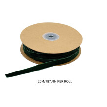 Ruban de velours vert armée 0,39 pouce x 787,4 pouces