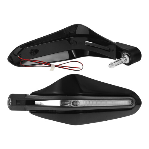 Handschutz ABS Schwarz Universal Mit Blinker Windschutz