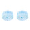 2Rolls Smooth Polyester Baby Boy Ribbon for Creative Crafts & Wrapping 9