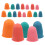 100Pcs Durable Rubber Thimbles for Finger Protection Grip and Control 1