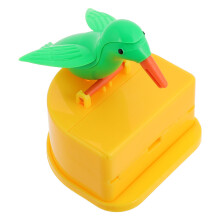 5Pcs Plastic Bird-Shaped Automatic Toothpick Holder Cute and Practical
