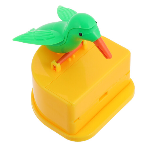 5Pcs Plastic Bird-Shaped Automatic Toothpick Holder Cute and Practical