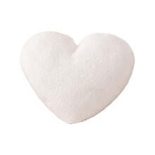 Coussin décoratif en peluche en forme de cœur pour la Saint-Valentin, 45 x 35 cm, doux et romantique, idéal pour décorer canapé et lit. Cadeau