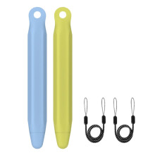 Lápiz óptico de silicona para niños con cordón – Paquete de 2