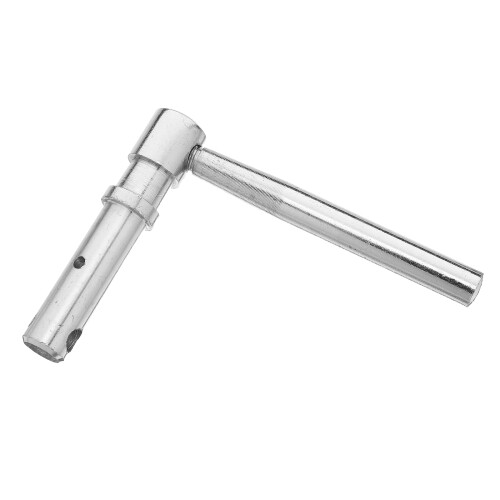 3Pcs Silver Iron Stove Door Handle Kit Heat Resistant Fireplace Pull