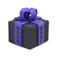 Dárková krabička Annoying Screw – 3D tištěná žertovná krabička 6x6 cm