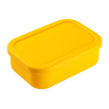 Szilikon téglalap alakú bento edények fedéllel, 3 db-os csomag