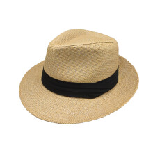 Faoi $5 Hata Panama Tuí le Brim Leathan do Mhná agus d'Fhir, Hataí Gréine Trá Samhraidh Fedora, Hata Tuí UPF do Mhná, Fir, Tuí Khaki, Méid