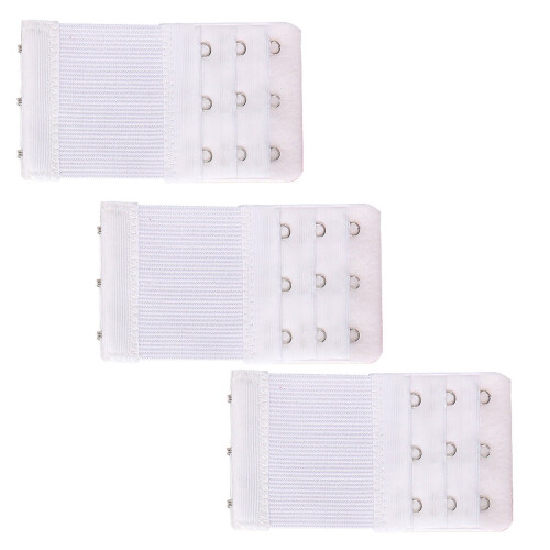 3 Pcs Bra Extender,Invisible Straps Bra Strap Extender,Comfortable Support Strong Hold Bra