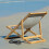 Schwarze elastische Stuhlgurte für Terrasse, Strand und Camping 1