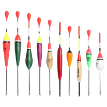 10 szt. spławików wędkarskich z długim ogonem – Balsamwood Oval Bobbers