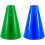 Mégaphones d'encouragement 2Plastic – Bleu et vert 1