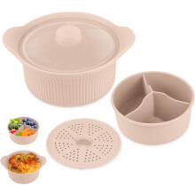 Panier vapeur en silicone pour micro-ondes – 1250 ml, sans BPA,