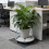 Support pivotant pour pots avec roulettes D30cm 4