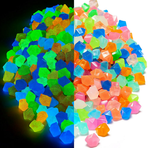Glow-in-the-Dark Resin Pebbles 100 pcs