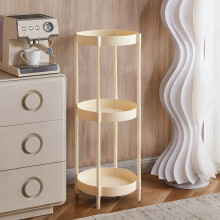 Mesa auxiliar de hierro para sofá, moderna, para sala de estar o dormitorio (1 pieza)