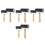 8Pièces Rouleaux Bois Multi Caoutchouc Pour Impression 5