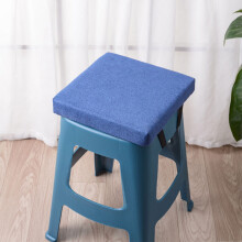 Lněný sedák, čtvercový, 12x12 palců, protiskluzový, měkký