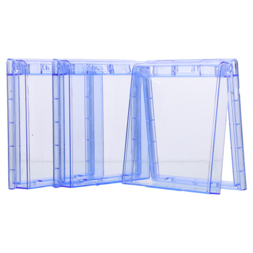 12Pièces Cache-Interrupteur Sécurisé Transparent Bleu ABS 1