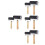 8Pièces Rouleaux Bois Multi Caoutchouc Pour Impression 8