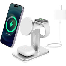 3-i-1 MagSafe-laddningsstation för iPhone, Apple Watch och