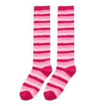 Chaussettes unisexes rayées colorées arrivant aux genoux