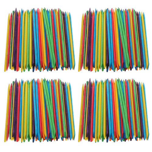 1200Pièces Outils Bois Cuticules Multi Usage Pour Ongles Naturel 1
