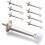 Dörrstopp i zinklegering - vit finish, 8-pack 1