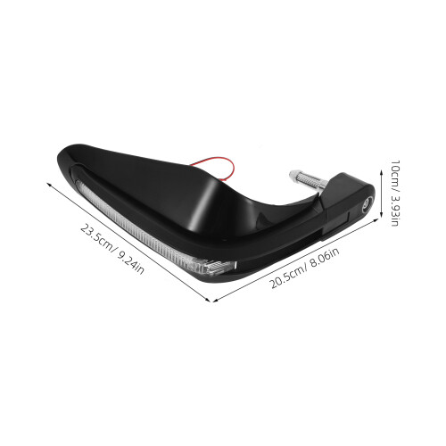 Handschutz ABS Schwarz Universal Mit Blinker Windschutz 2
