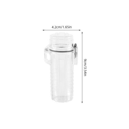 4Pcs Plastic Clear Lighter Pouch Waterproof Shockproof Case for Travel 1