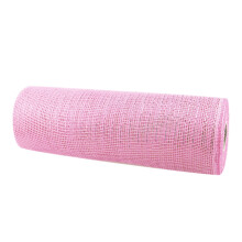 25 cm x 76 cm metallisk polydekorationsnätrulle för kransar, rosetter och pyssel – flexibelt, återanvändbart dekorativt band för