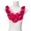 10 Stück wiederverwendbare, plissierte Blumenapplikationen aus Polyester 1