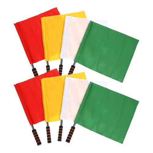16Pièces Drapeaux Arbitre Football Polyester 1