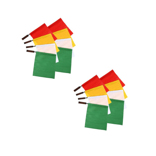 16Pièces Drapeaux Arbitre Football Polyester 2