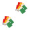 16Pièces Drapeaux Arbitre Football Polyester 7