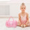 Borsa da ballo rosa portatile con resistente materiale Oxford e tracolla regolabile. 7