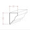 EWSC18Μασίφ στέμμα 1-3/4" ύψος x 1-1/4" βαθύ γείσο. Ημιτελές, λεύκα, 94" 2
