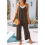 Dame Casual Jumpsuits Mørkegrå L 5
