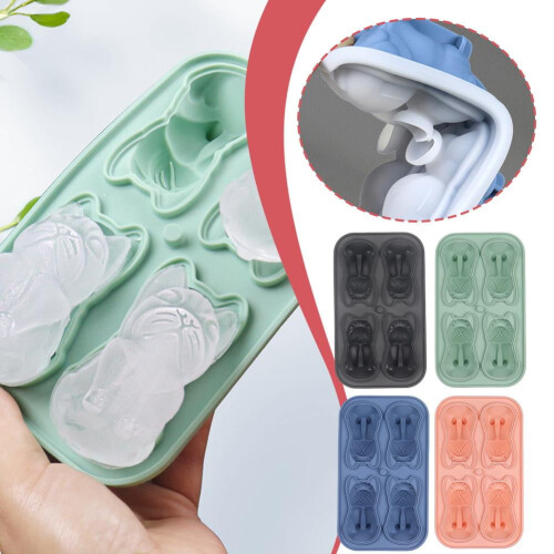 Bulldog-Shaped Silicone Ice Cube Tray 1