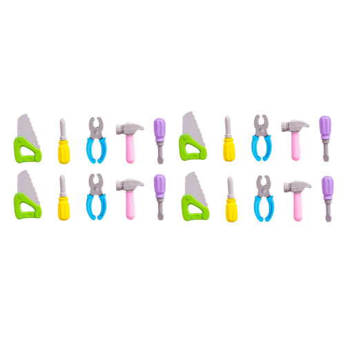 8Sets Assorted Erasers Tpr Cartoon Repair Tool for Students 1