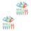 8Sets Assorted Erasers Tpr Cartoon Repair Tool for Students 4