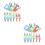 8Sets Assorted Erasers Tpr Cartoon Repair Tool for Students 9