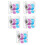 5Pcs Acrylic Label Dispenser Adjustable Sticker Roll Holder for Office 4